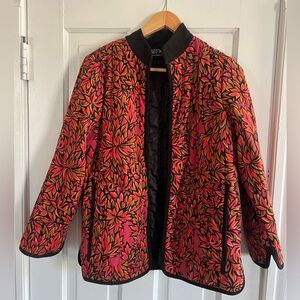 Bob Mackie Quilted Autumn Jacket vintage